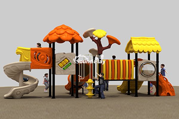 上德游乐幼儿园大型滑梯丛林主题滑梯SP1810401