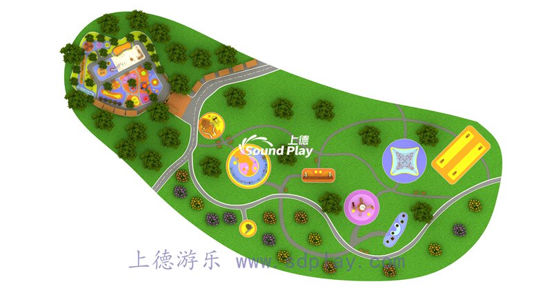 上德游乐绳网非标游乐设备设计案例2020年